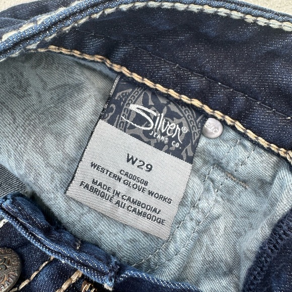 Silver Jean Crops - Size 29 - Picture 4 of 6